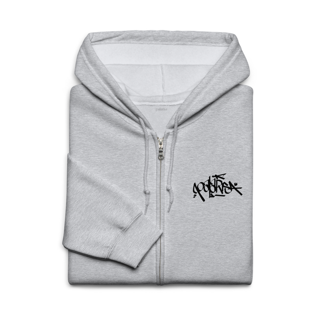 Sudadera tag con cremallera