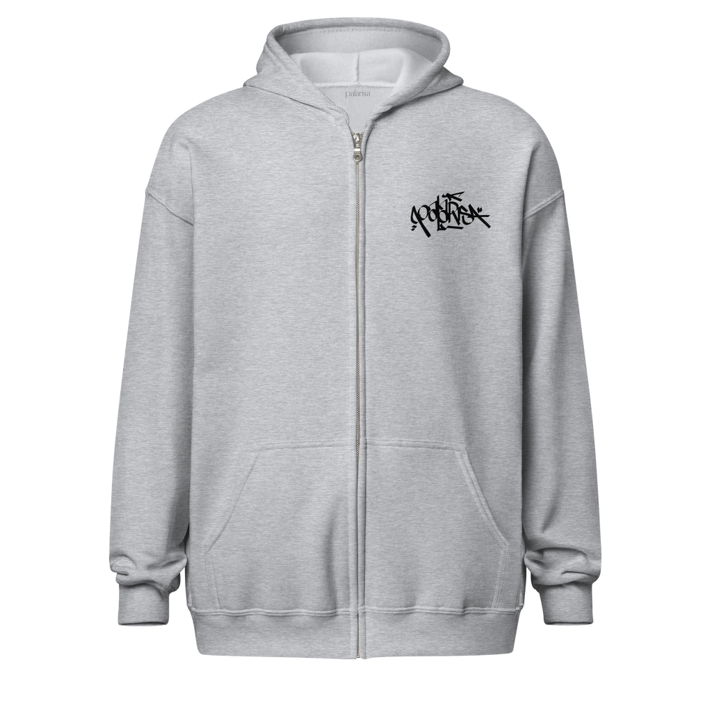 Sudadera tag con cremallera