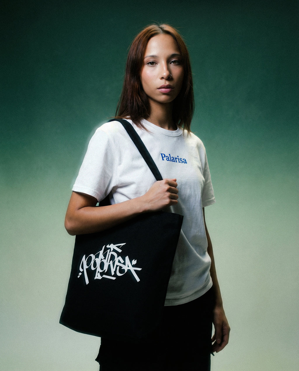 black tote bag